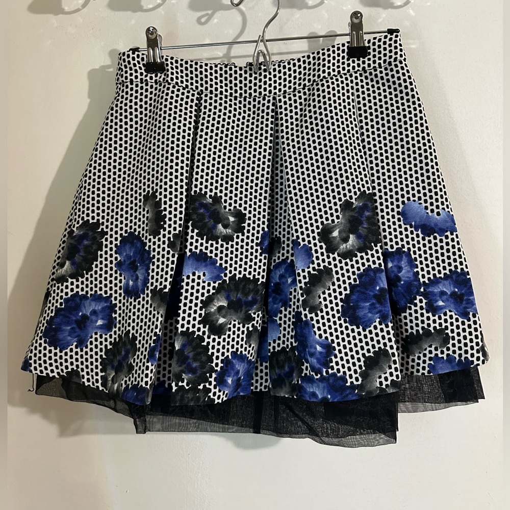 Express floral skater/circle skirt